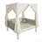 Outdoor Patio Sunbed With Curtains, High Comfort, Suitable For Multiple Scenarios-867440628