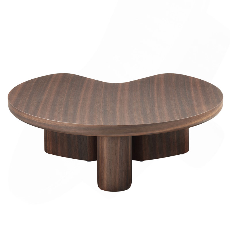 Table basse en chêne fumé Yoab.
