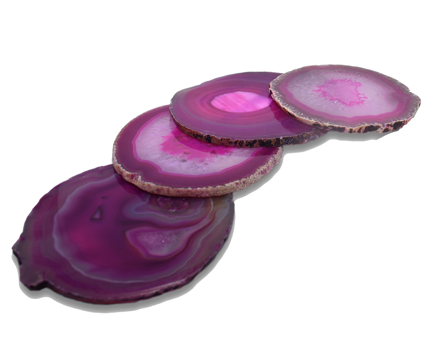Agate 4 Piece Coaster Set