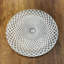 Pina Gilded Glass Dinner Plate Silver Set of 6-1859596731