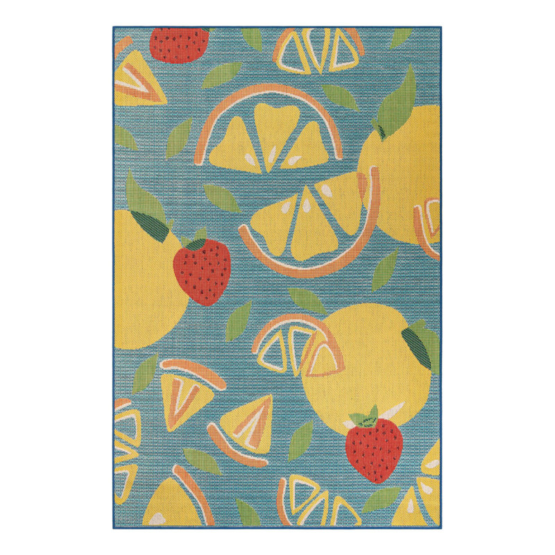 Indoor / Outdoor Rug, Rectangle 6'1" x 9'