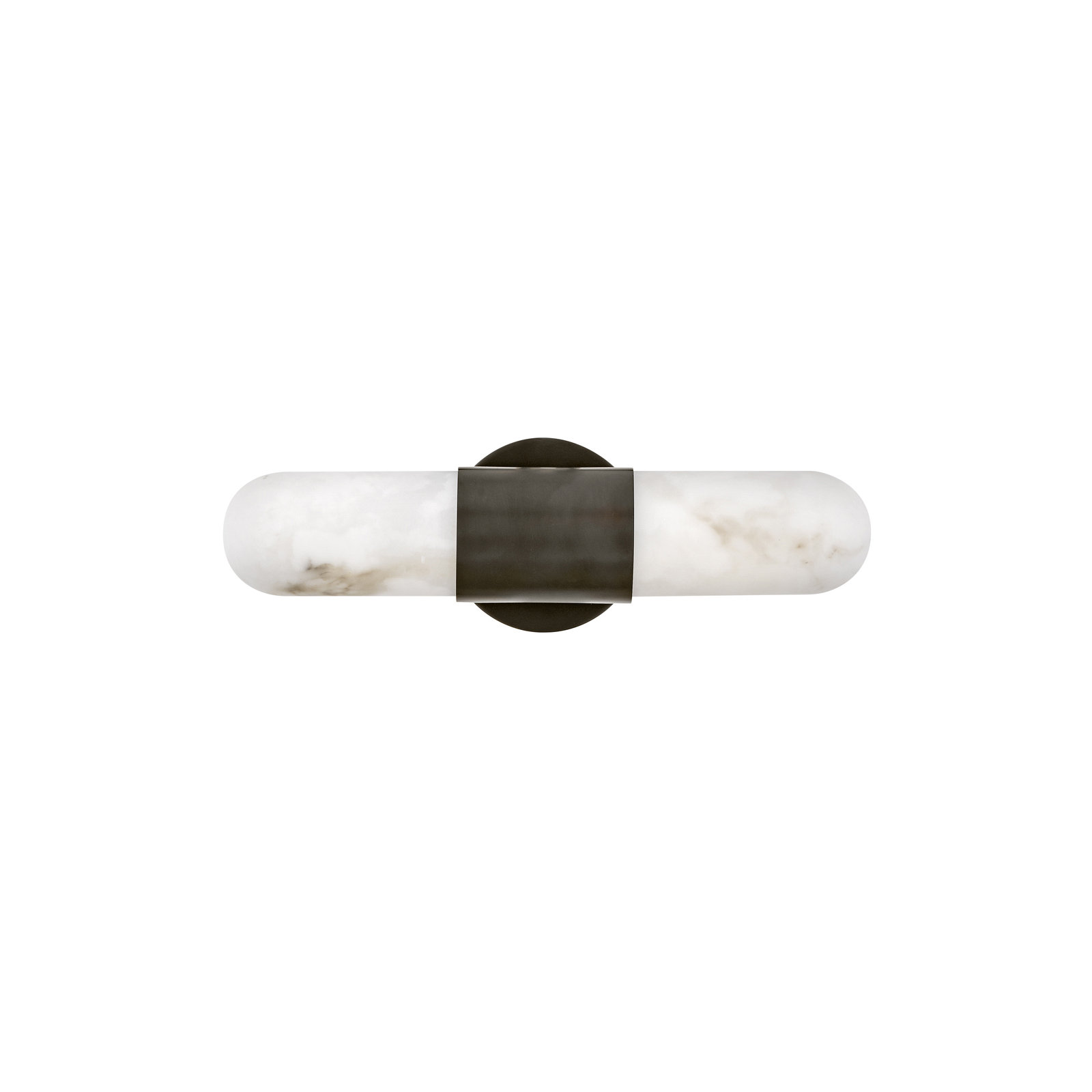 2 Light Frosted Dimmable LED Bath Bar, Black Oxide