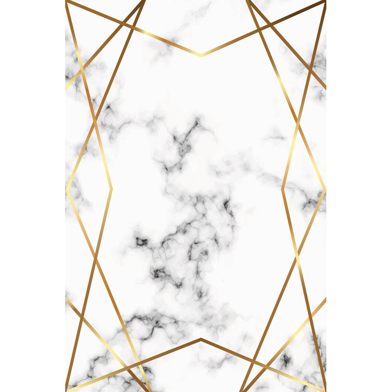 Premium Woven Area Rug, 5.9 x 9.2 Feet | 100% Polyester, 650 g/m² | Antibacterial, Non-Slip PVC Dot Underside, 0.3 in Pile Height | Machine Washable, 3D Digital Printing | Perfect for Living Room & Bedroom Decor