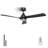 52" Modern Ceiling Fan with Light & Remote, High-Airflow 6-Speed Timer, Low Noise DC Motor, 3CCT & Dimmable ﻿-1083487749-1083487750