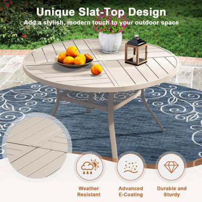 Table de salle à manger de patio