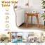 Table d'appoint ronde en bois de teck