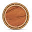 Maui - Miroir mural rond 36 po - Finition naturelle