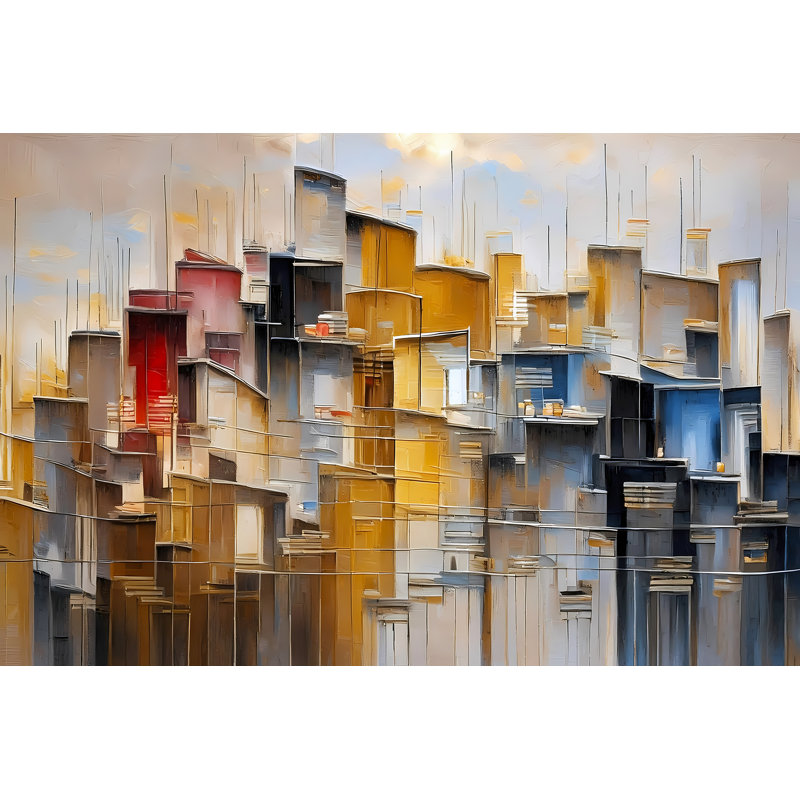 Urban Puzzle, 20" H x 30" W