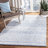 Ambr Hand Tufted Viscose/Wool Oriental Rug in Ivory/Navy-773860398