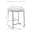 Casper Upholstered Velvet Counter Stool with Steel Frame-619037450-619037451