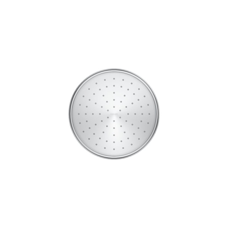Traditional Rain Shower Head, Polished Chrome