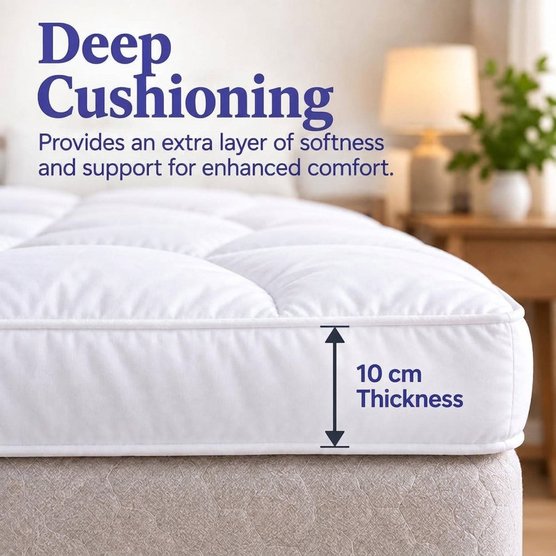 10 cm Mattress Topper, Small Double