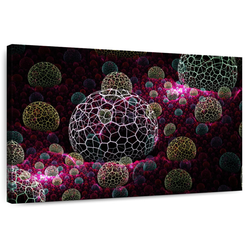 Avery Abstract Spheres, 26" H x 39" W