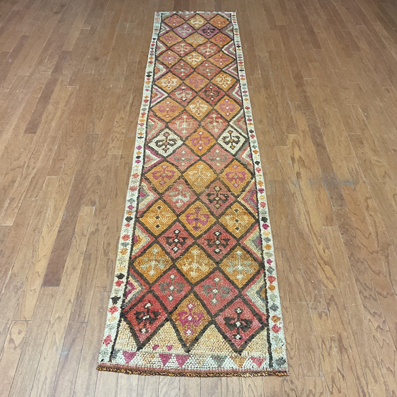 Bungalow Rose Handmade Turkish Oushak Wool Runner