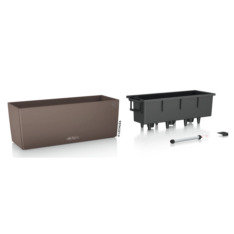 Balconera Window Box Planter, 19 cm H x 50 cm W x 19 cm D, Nutmeg