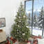 Arbre de Noël artificiel 9 pi avec base en acier, 4306 pointes et éclairage à DEL polyvalent pour un décor festif