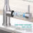 Stainless Steel Kitchen Faucet High Arc Bar Faucet With Supply Lines-111785872