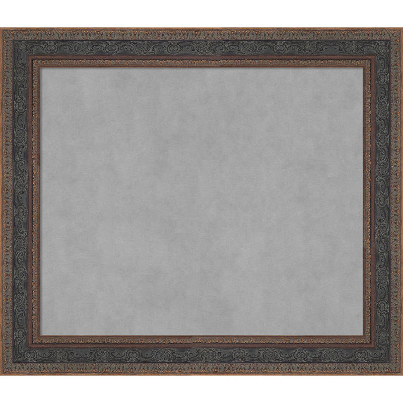 Tableau magnétique encadré bronze vieilli Attic - Tableau magnétique, tableau d'organisation, H 25 po x l 29 po