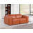 Top Grain Italian Leather Modular Power Dual Reclining Loveseat With Power Headrests-109785867