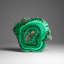 Genuine Polished Malachite Stalactite Slice (229 Grams)