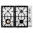 ZLINE 30 In. Gas Cooktop with 4 Gas Burners-88770049