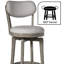 Tabouret de bar et de comptoir pivotant Neriah-1053815971-1053815974