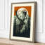 Deer Under Moonlight Rustic - Wrapped Canvas-1967187000-1967187006
