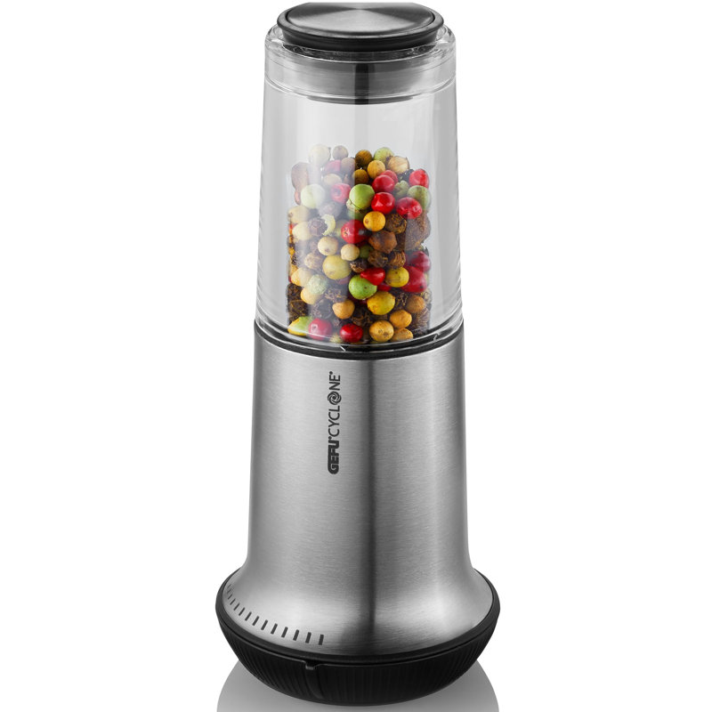 Brand No Power Source Required / Manual Salt & Pepper Shaker, Silver
