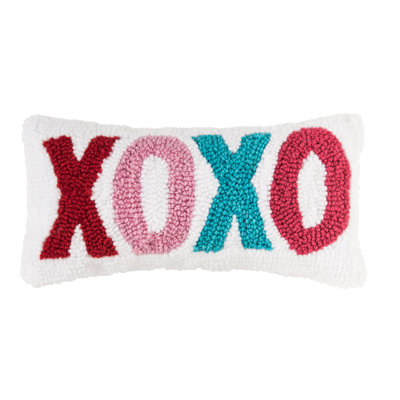 Tahler XOXO Valentine's Day Hooked Pillow