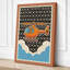 Orange Helicopter Mid-Century 1 Piece Wrapped Canvas Wall Art-1949862884-1949862885