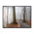 Toile avec cadre flottant noir