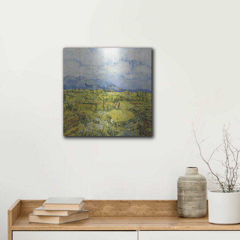  «Going 120» par Allan Friedlander, art mural en métal, 12 po x 12 po, H 12 po x l 12 po
