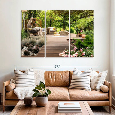Kerrick Wooden Garden Deck