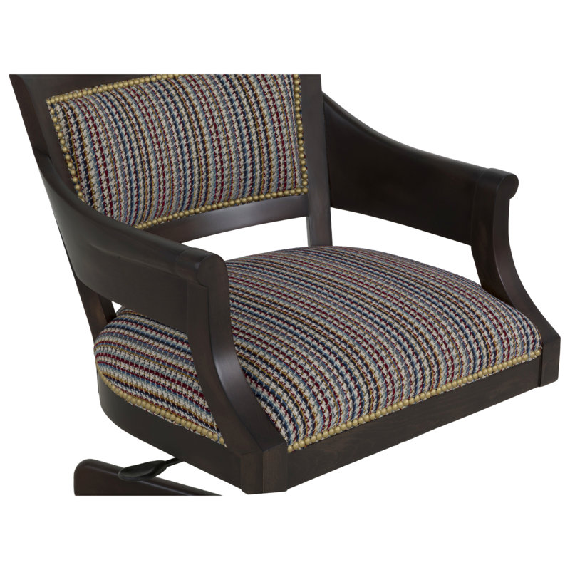 Office Chair, Small Pewter, 1115 Saddle, Charcoal