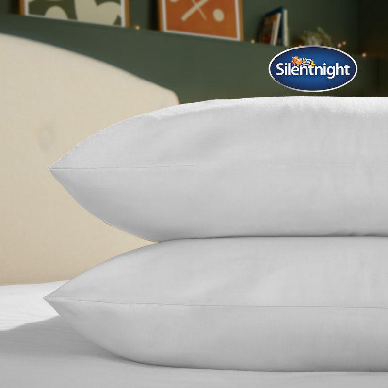 Silentnight Brushed Cotton Pillowcase Pair, White