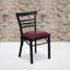 Chaise de restaurant en métal Prompton-1814962637