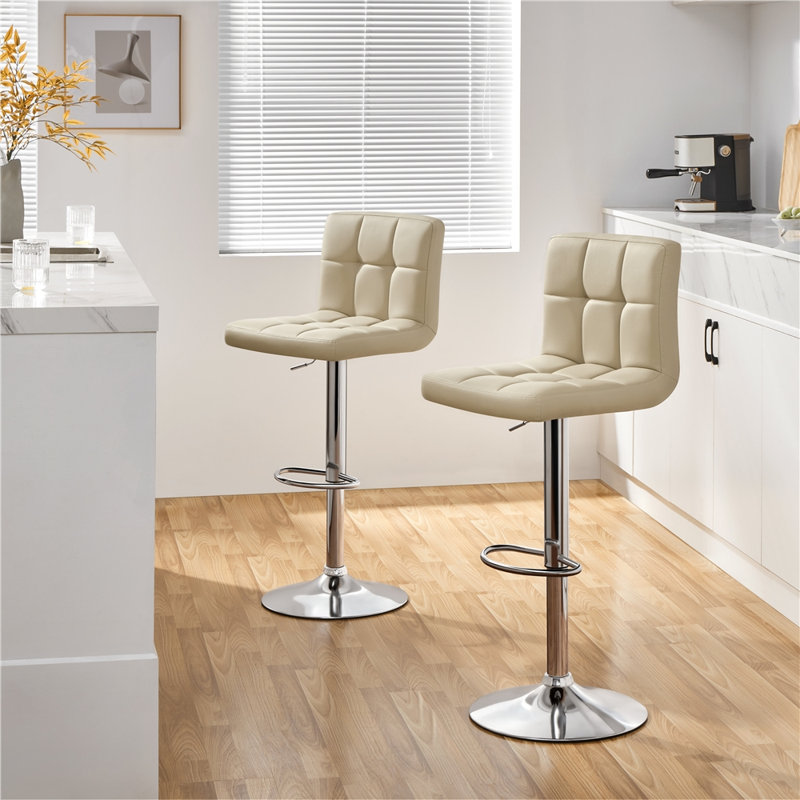 Tabouret de bar Chandresh, Kaki