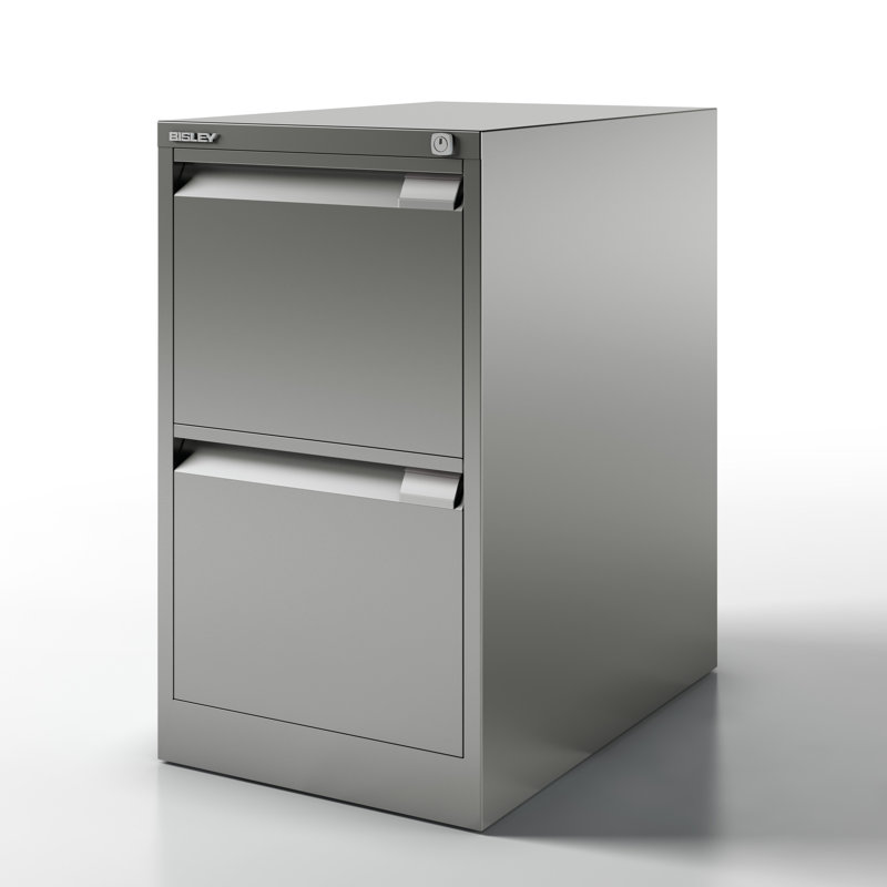 41.3cm Wide 2 -Drawer File Cabinet, Traffic white