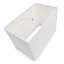 Abat-jour rectangulaire blanc 10 po