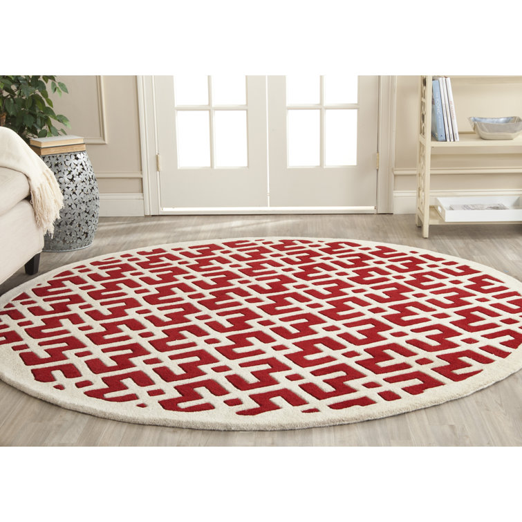 Teresita Hand Tufted Wool Geometric Rug