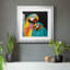 Perroquet ludique - peinture encadrée-1730320453-1730320296