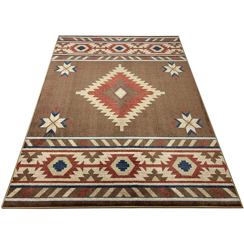 Seagirt Southwestern Indoor Rug, Rectangle 5'3" x 1"