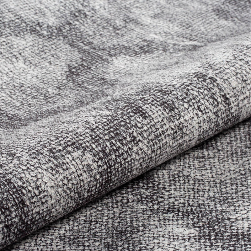 Tapis lavable en machine Premium, 4,6 x 6,2 pieds, 100% polyester, 1850 g / m² | Hauteur des poils: 0,2 po | Poly-coton écologique recyclé | Parfait pour le salon, la chambre à coucher et les endroits très passants
