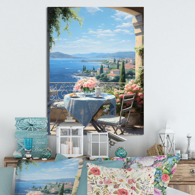 " French Coastal Retreat In Provence II ", 20" H x 12" W