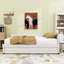 Lit de jour moderne rembourré avec lit gigogne simple-764000461-764344253