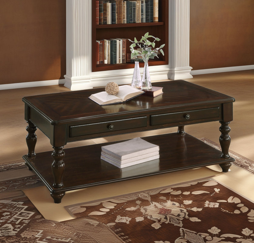 Darby Home Co 48" Lift-Top Coffee Table – Espresso Finish with Storage ...