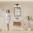 Rectangular Bathroom Mirror Beveled Metal Frame Wall Vanity Mirror-992297319-992297338