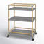 Chariot-bar Ellie avec matériau extérieur en métal-1034909084