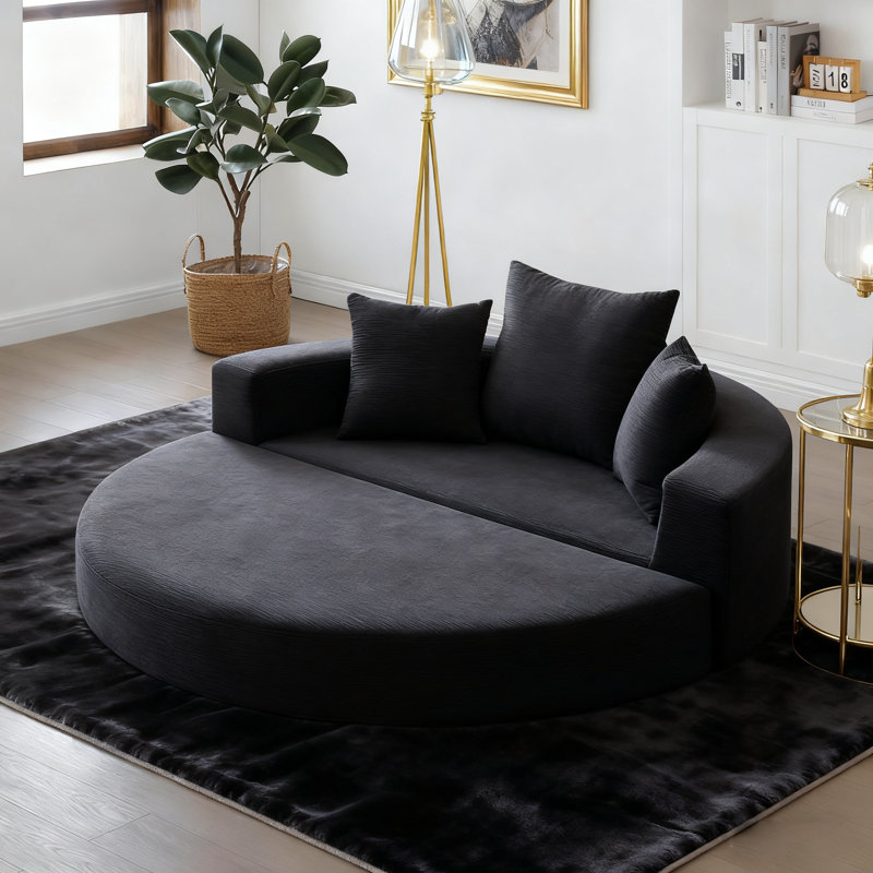 Causeuse-lit 67 po, Gris