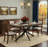 55.11"-70.86"Retro Rectangular Stretch Dining Table-1424999332